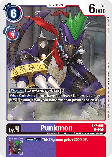 Punkmon [EX7-055] [Digimon LIBERATOR] | Card Merchant Takapuna