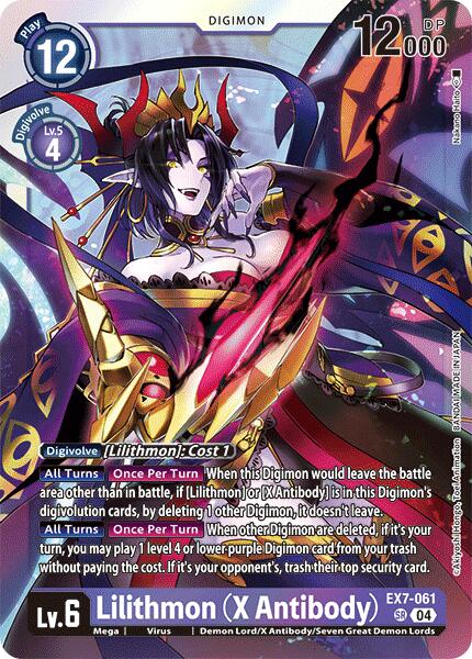 Lilithmon [EX7-061] (X Antibody) [Digimon LIBERATOR] | Card Merchant Takapuna