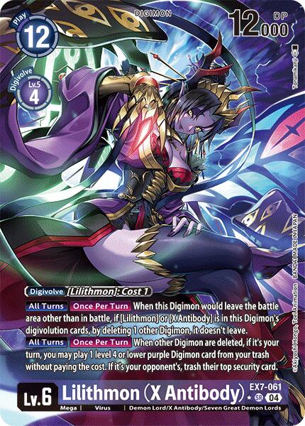 Lilithmon [EX7-061] (X Antibody) (Alternate Art) [Digimon LIBERATOR] | Card Merchant Takapuna