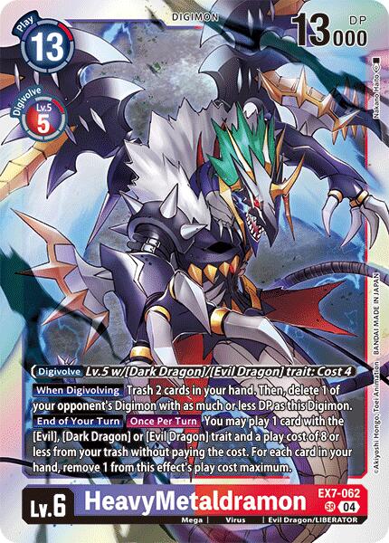 HeavyMetaldramon [EX7-062] [Digimon LIBERATOR] | Card Merchant Takapuna