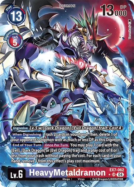 HeavyMetaldramon [EX7-062] (Alternate Art) [Digimon LIBERATOR] | Card Merchant Takapuna