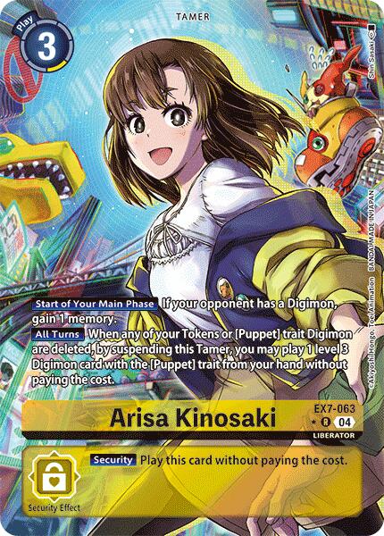 Arisa Kinosaki [EX7-063] (Alternate Art) [Digimon LIBERATOR] | Card Merchant Takapuna