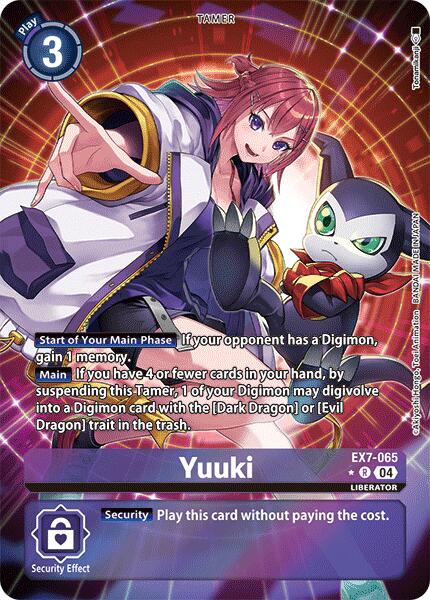 Yuuki [EX7-065] (Alternate Art) [Digimon LIBERATOR] | Card Merchant Takapuna