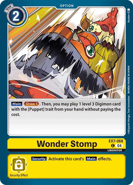 Wonder Stomp [EX7-068] [Digimon LIBERATOR] | Card Merchant Takapuna