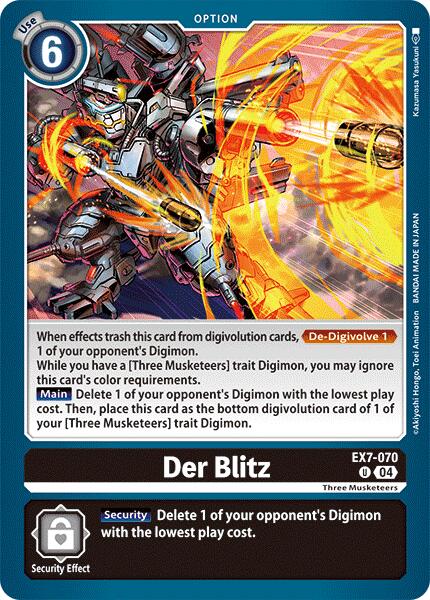 Der Blitz [EX7-070] [Digimon LIBERATOR] | Card Merchant Takapuna