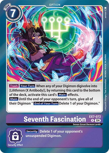 Seventh Fascination [EX7-072] [Digimon LIBERATOR] | Card Merchant Takapuna