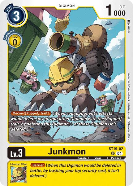 Junkmon [ST19-02] [Starter Deck: Fable Waltz] | Card Merchant Takapuna