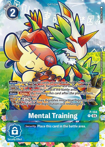 Mental Training [P-104] (Starter Deck 18 Exclusive) [Starter Deck: Guardian Vortex Promos] | Card Merchant Takapuna