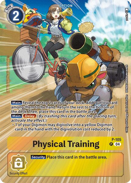 Physical Training [P-105] (Starter Deck 19 Exclusive) [Starter Deck: Fable Waltz Promos] | Card Merchant Takapuna