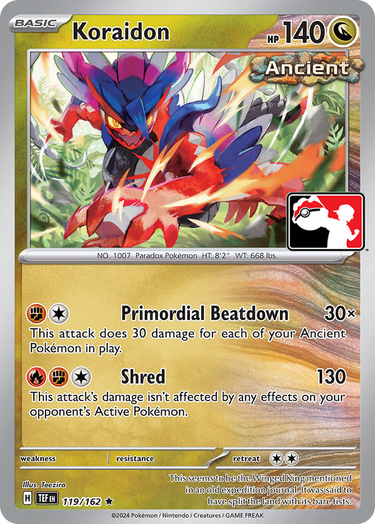 Koraidon (119/162) [Prize Pack Series Five] | Card Merchant Takapuna