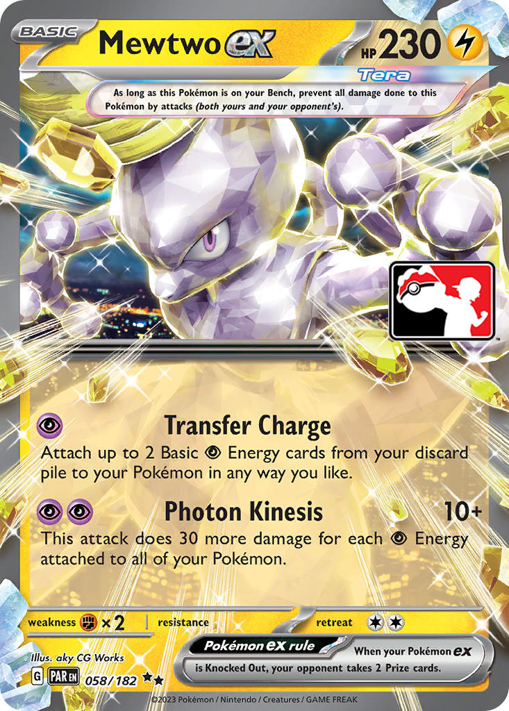 Mewtwo ex (058/182) [Prize Pack Series Five] | Card Merchant Takapuna