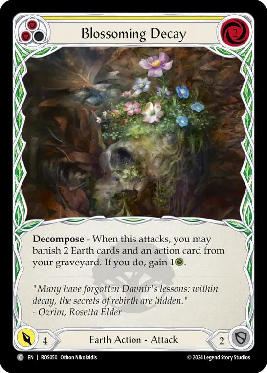 Blossoming Decay (Yellow) [ROS050] (Rosetta) | Card Merchant Takapuna