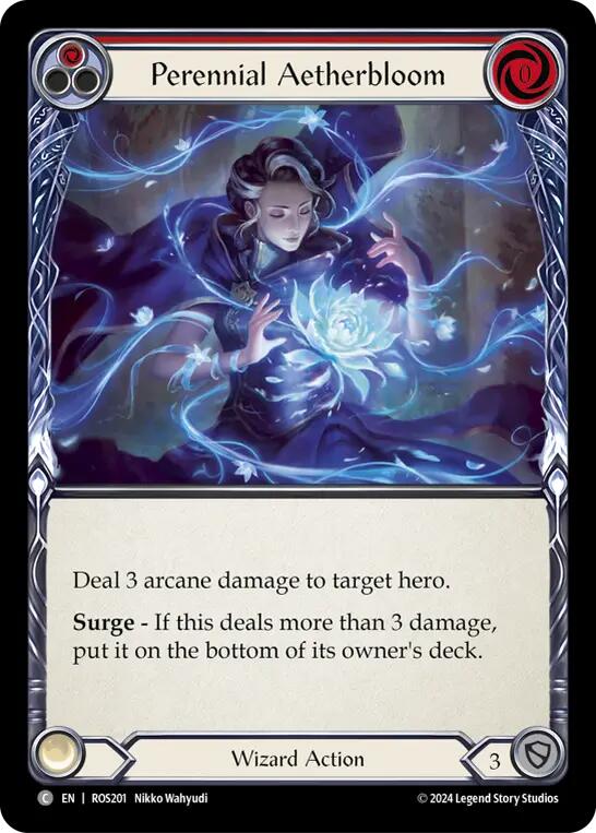 Perennial Aetherbloom (Red) [ROS201] (Rosetta) | Card Merchant Takapuna