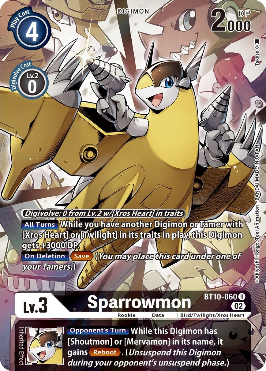 Sparrowmon [BT10-060] (Alternate Art) [Xros Encounter] | Card Merchant Takapuna