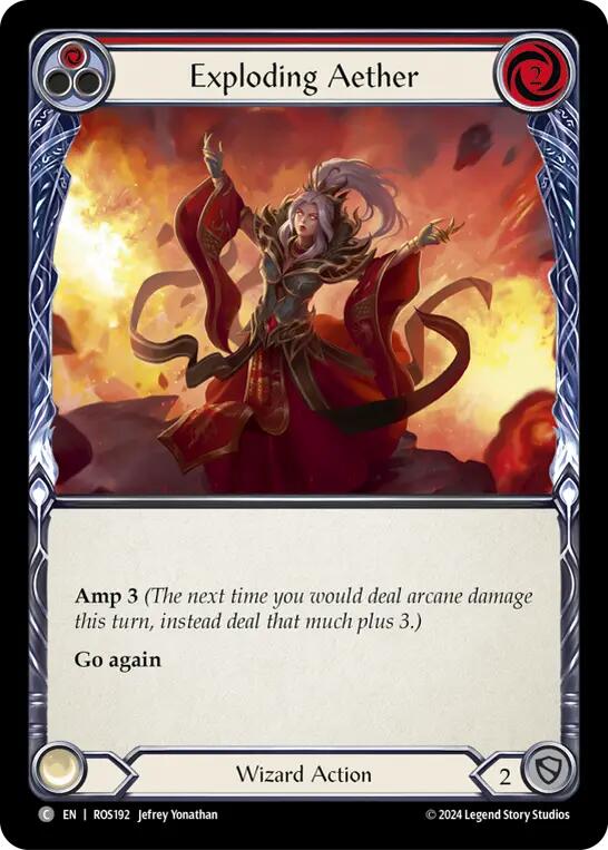 Exploding Aether (Red) [ROS192] (Rosetta) | Card Merchant Takapuna