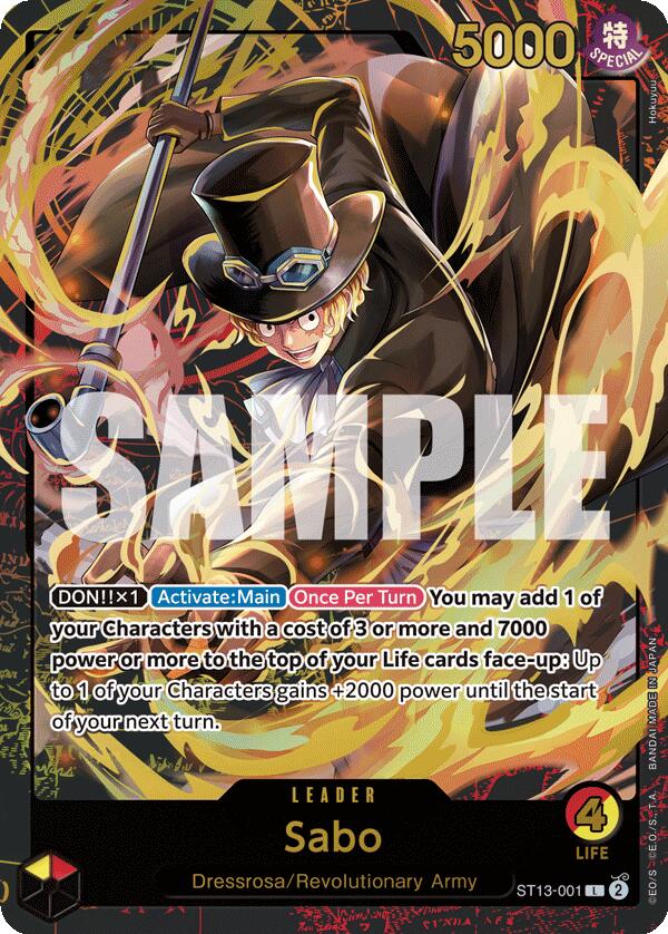 Sabo (Premium Card Collection -Leader Collection-) [One Piece Promotion Cards] | Card Merchant Takapuna