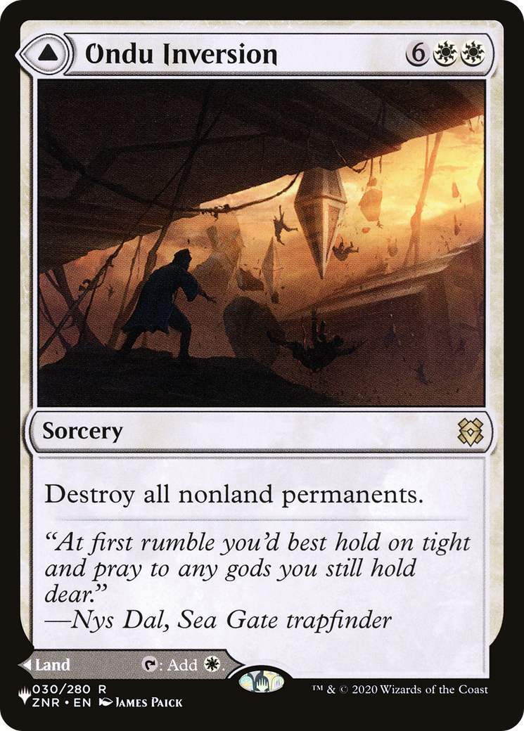 Ondu Inversion // Ondu Skyruins [Secret Lair: From Cute to Brute] | Card Merchant Takapuna