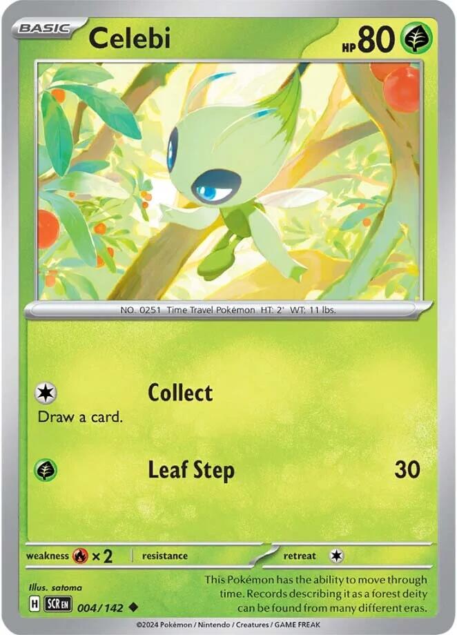 Celebi (004/142) [Scarlet & Violet: Stellar Crown] | Card Merchant Takapuna