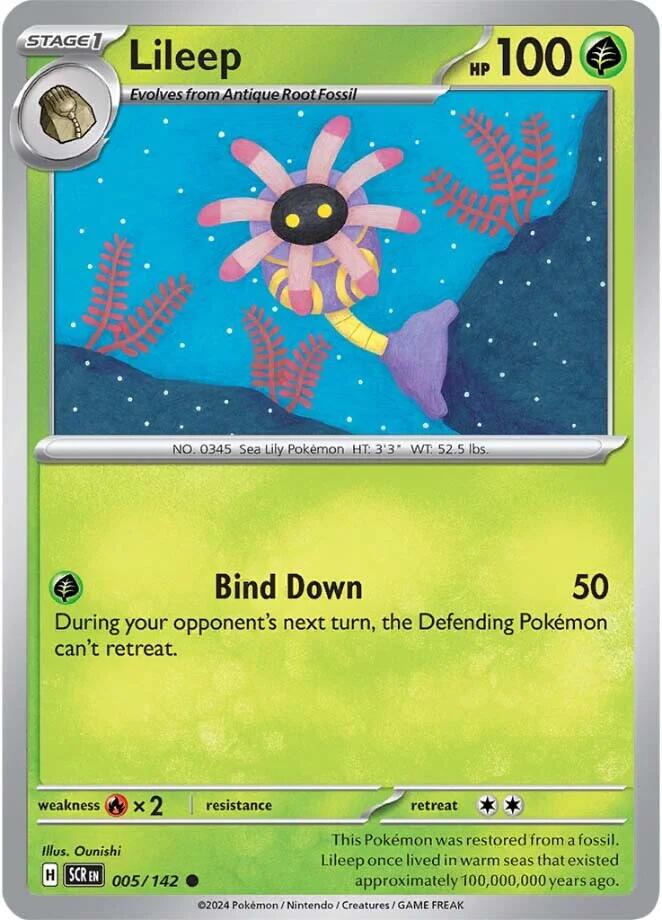 Lileep (005/142) [Scarlet & Violet: Stellar Crown] | Card Merchant Takapuna