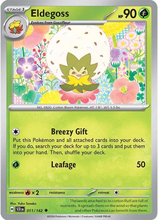 Eldegoss (011/142) [Scarlet & Violet: Stellar Crown] | Card Merchant Takapuna