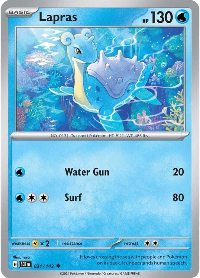 Lapras (031/142) [Scarlet & Violet: Stellar Crown] | Card Merchant Takapuna