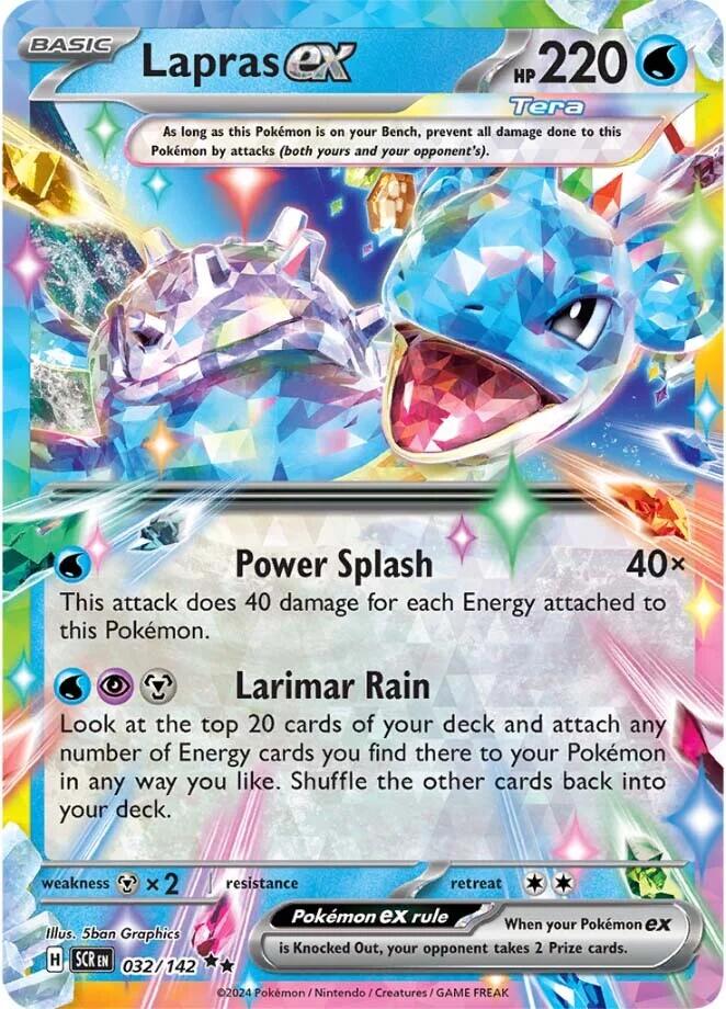 Lapras ex (032/142) [Scarlet & Violet: Stellar Crown] | Card Merchant Takapuna