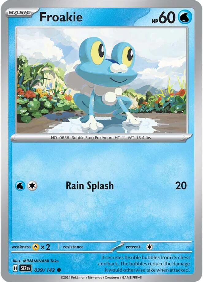 Froakie (039/142) [Scarlet & Violet: Stellar Crown] | Card Merchant Takapuna