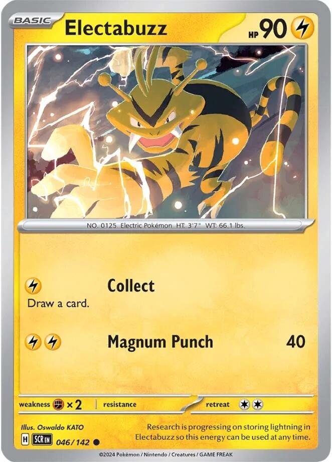 Electabuzz (046/142) [Scarlet & Violet: Stellar Crown] | Card Merchant Takapuna