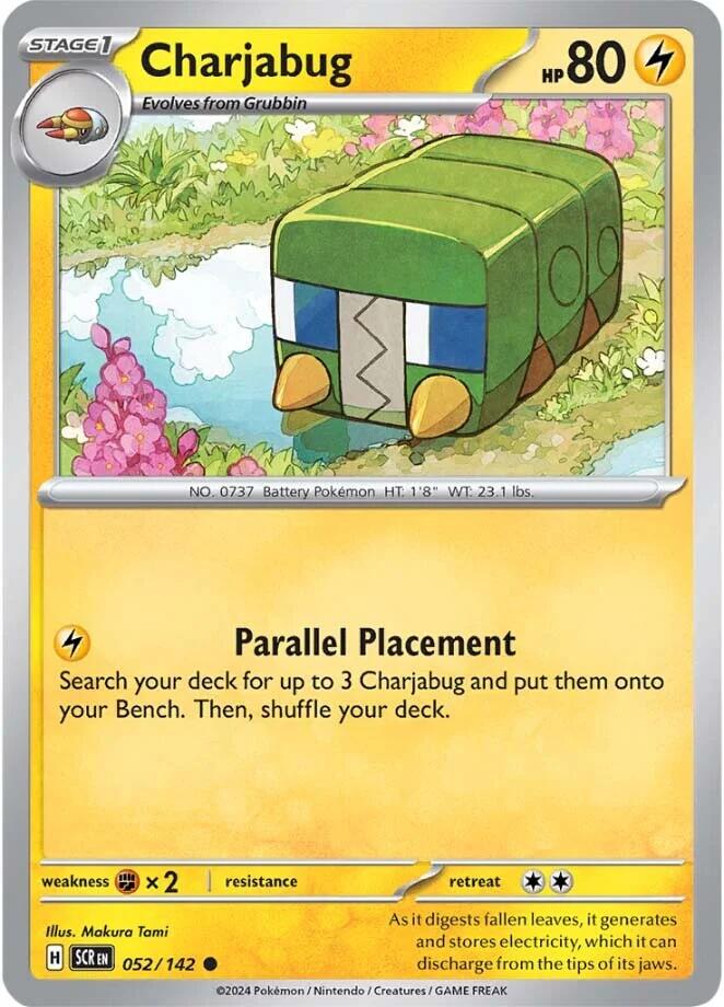 Charjabug (052/142) [Scarlet & Violet: Stellar Crown] | Card Merchant Takapuna