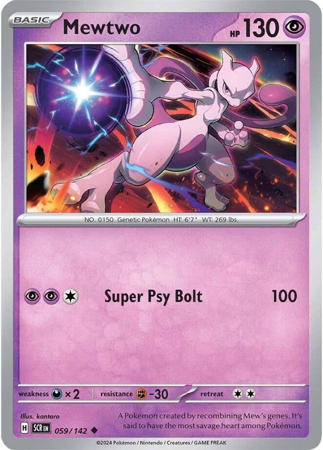 Mewtwo (059/142) [Scarlet & Violet: Stellar Crown] | Card Merchant Takapuna