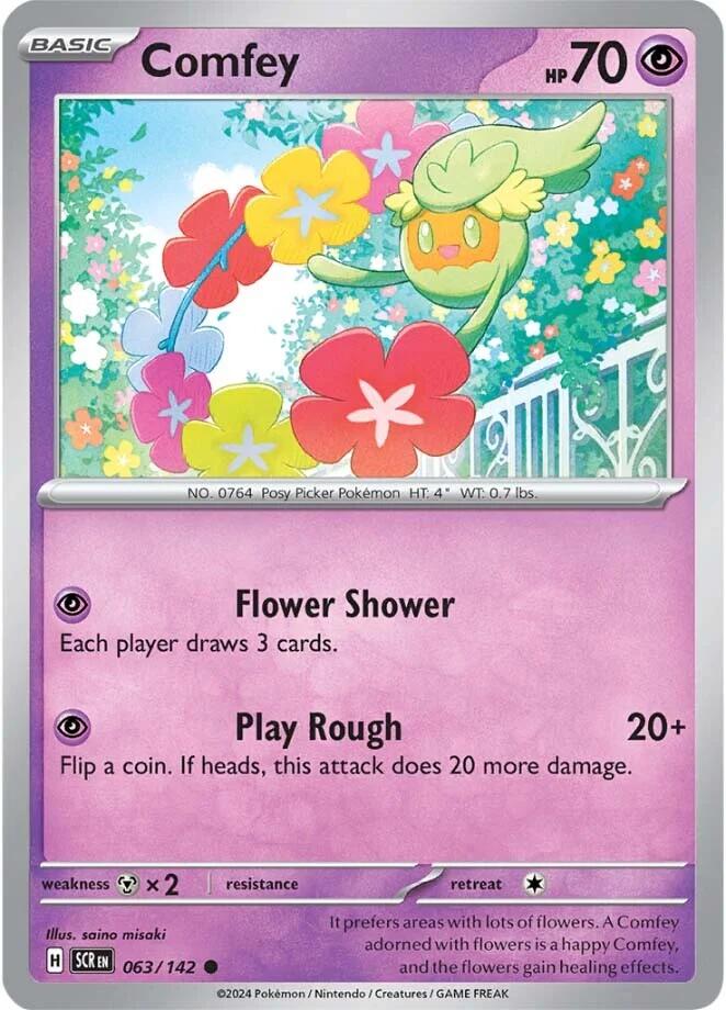 Comfey (063/142) [Scarlet & Violet: Stellar Crown] | Card Merchant Takapuna