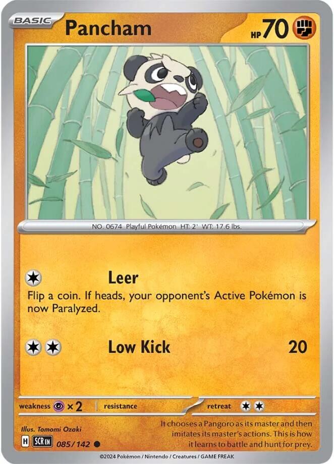 Pancham (085/142) [Scarlet & Violet: Stellar Crown] | Card Merchant Takapuna