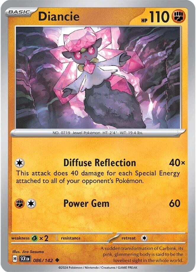 Diancie (086/142) [Scarlet & Violet: Stellar Crown] | Card Merchant Takapuna