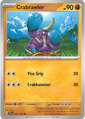 Crabrawler (087/142) [Scarlet & Violet: Stellar Crown] | Card Merchant Takapuna