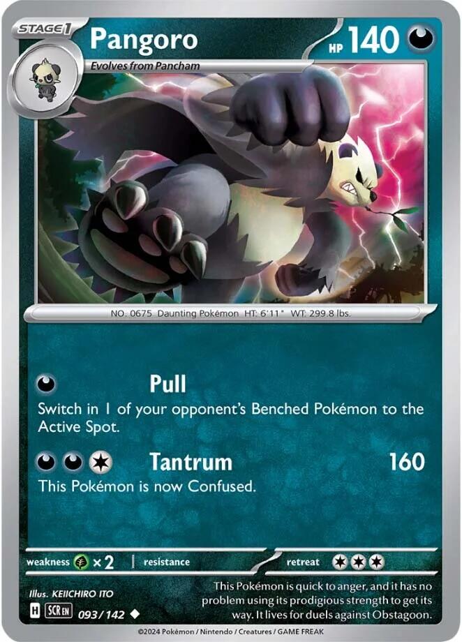 Pangoro (093/142) [Scarlet & Violet: Stellar Crown] | Card Merchant Takapuna