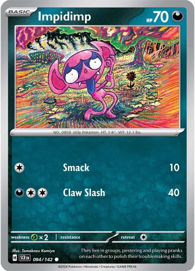 Impidimp (094/142) [Scarlet & Violet: Stellar Crown] | Card Merchant Takapuna