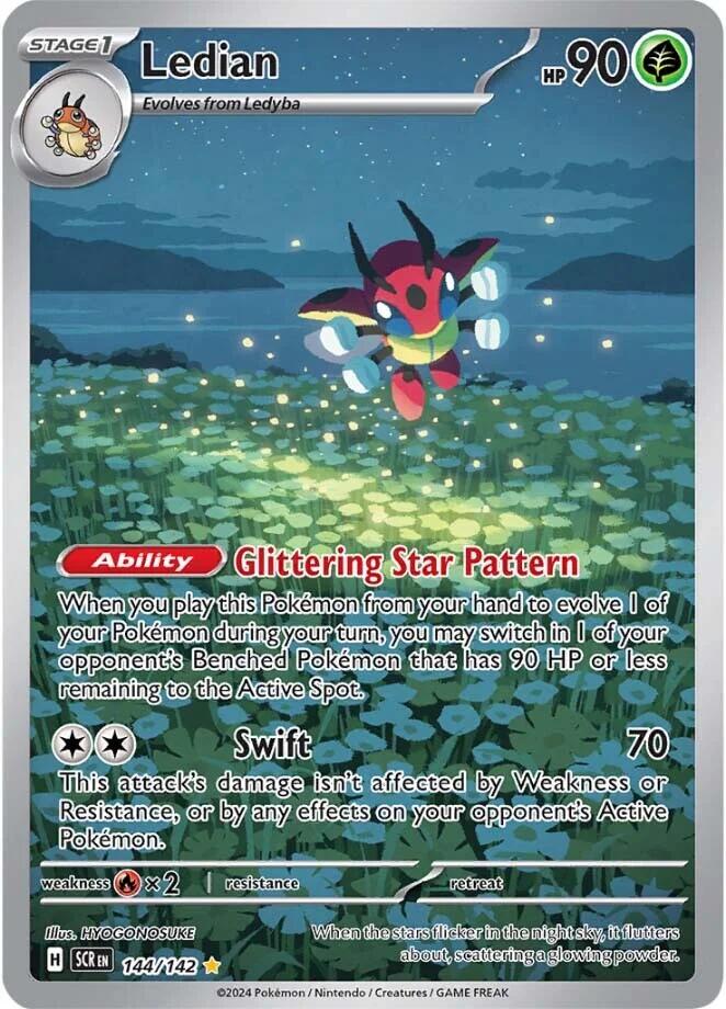 Ledian (144/142) [Scarlet & Violet: Stellar Crown] | Card Merchant Takapuna