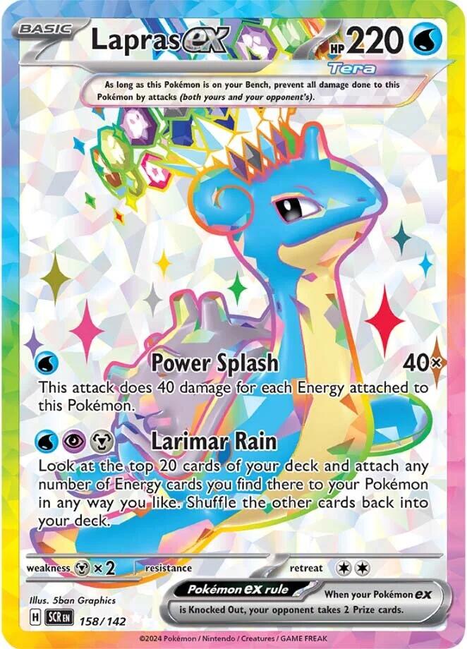 Lapras ex (158/142) [Scarlet & Violet: Stellar Crown] | Card Merchant Takapuna