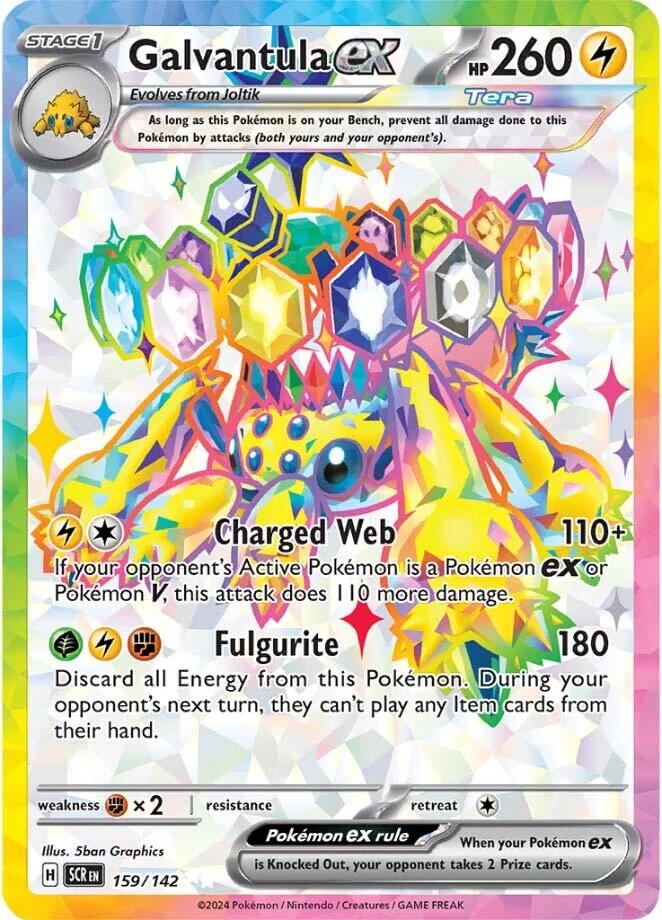 Galvantula ex (159/142) [Scarlet & Violet: Stellar Crown] | Card Merchant Takapuna