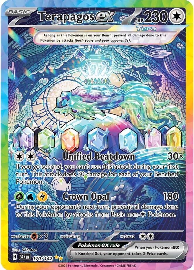 Terapagos ex (170/142) [Scarlet & Violet: Stellar Crown] | Card Merchant Takapuna