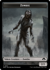 Phyrexian Germ // Zombie Double-Sided Token [Modern Horizons 3 Tokens] | Card Merchant Takapuna