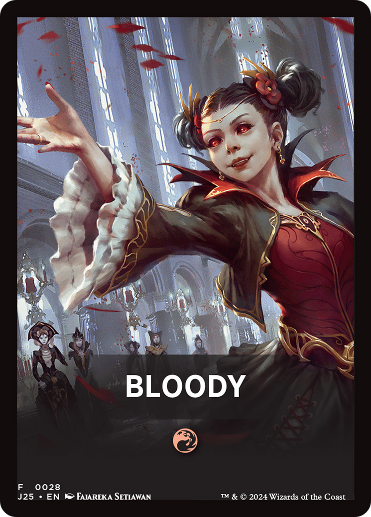 Bloody Theme Card [Foundations Jumpstart Front Cards] | Card Merchant Takapuna