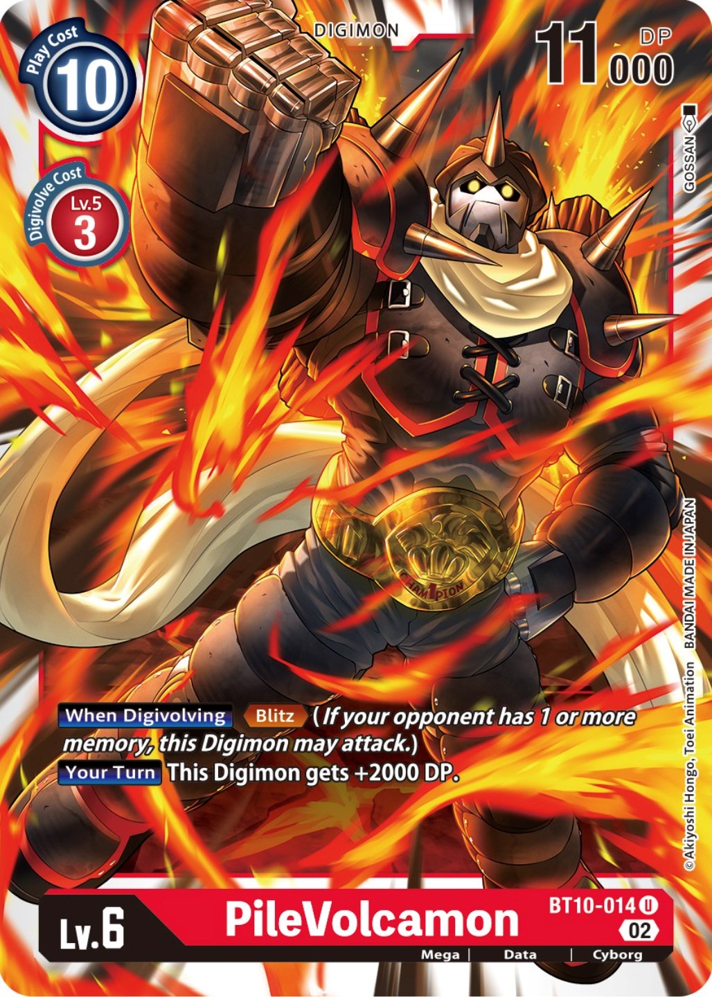 PileVolcamon [BT10-014] [Xros Encounter] | Card Merchant Takapuna