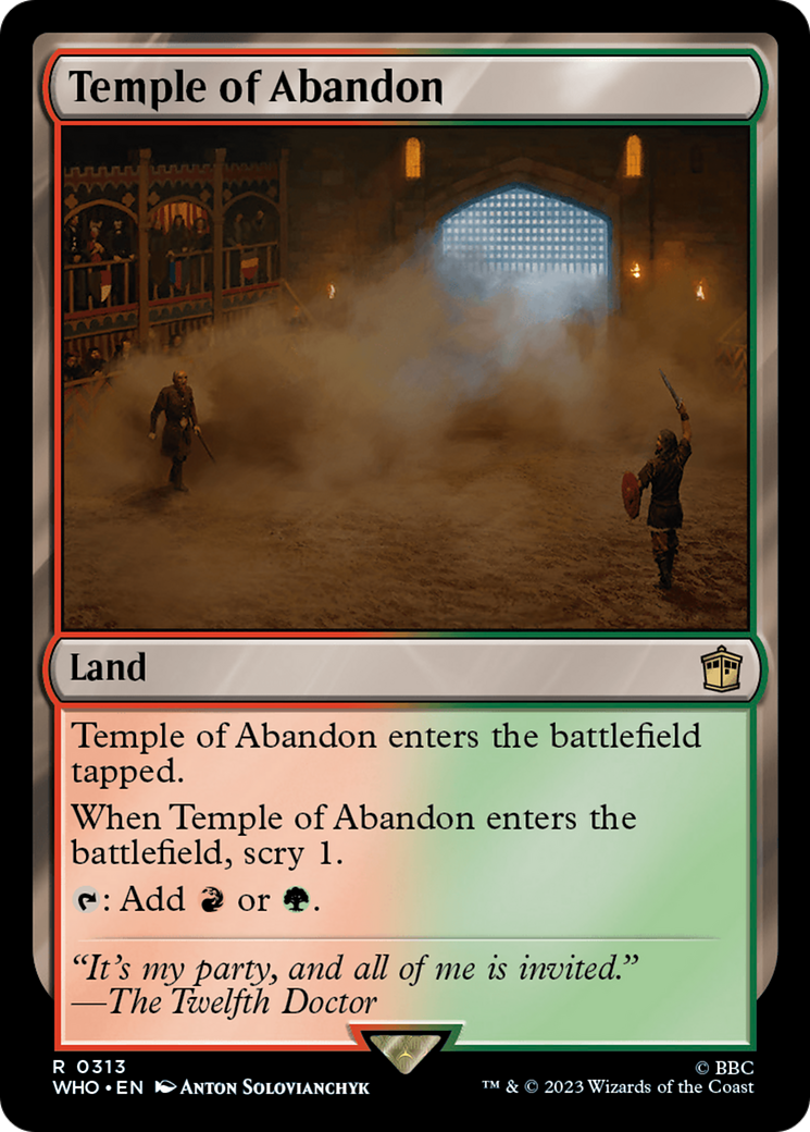 Temple of Abandon [Doctor Who] | Card Merchant Takapuna