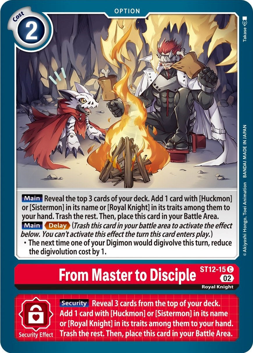 From Master to Disciple [ST12-15] [Starter Deck: Jesmon] | Card Merchant Takapuna