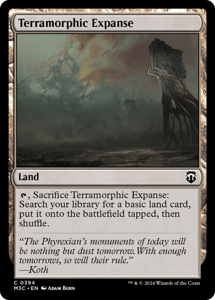 Terramorphic Expanse (Ripple Foil) [Modern Horizons 3 Commander] | Card Merchant Takapuna