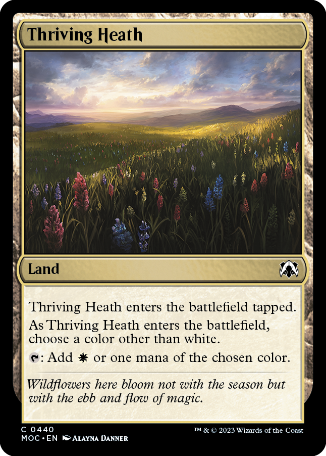 Thriving Heath [March of the Machine Commander] | Card Merchant Takapuna