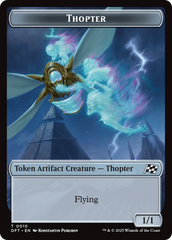 Golem (0014) // Thopter (0010) Double-Sided Token [Aetherdrift Tokens] | Card Merchant Takapuna