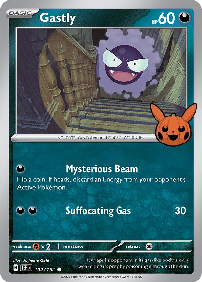 Gastly (102/162) [Trick or Trade 2024] | Card Merchant Takapuna