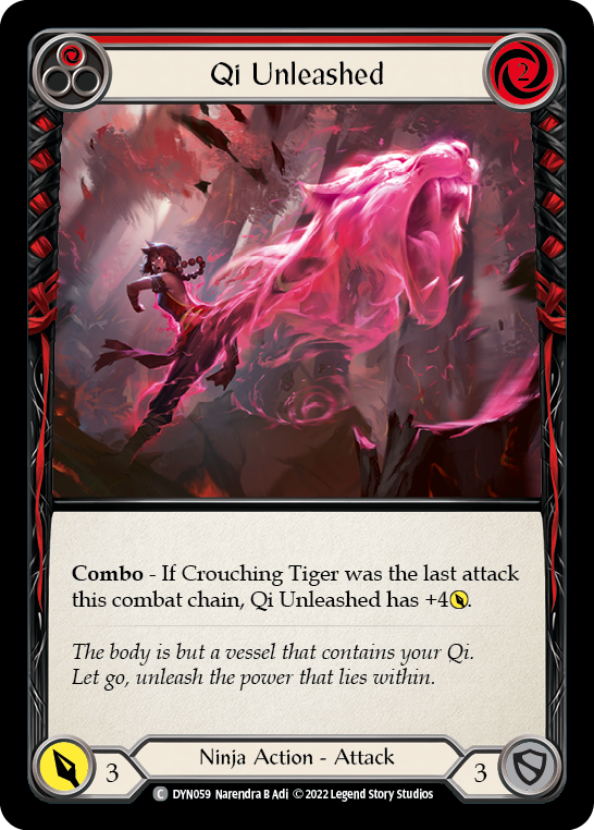 Qi Unleashed (Red) [DYN059] (Dynasty) | Card Merchant Takapuna